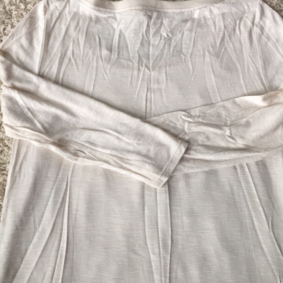 Anthropologie 3/4 sleeve raglan w/lace🤍✨ - Picture 8 of 8